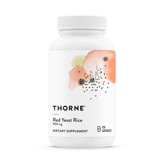 THORNE - Red Yeast Rice (Formerly Choleast-900) - Supports Healthy Cholesterol Levels Already in a Normal Range, Heart Health & Blood Pressure* - Gluten-Free, Dairy-Free - 120 Capsules - NutriGlobal