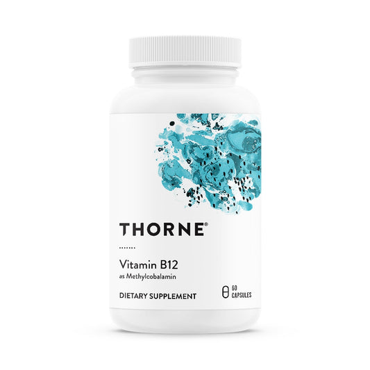 THORNE - Vitamin B12 - as Methylcobalamin - Supports Heart & Nerve Health, Blood Cell Function, Healthy Sleep & Methylation* - Gluten, Dairy & Soy-Free - 60 Servings - NutriGlobal