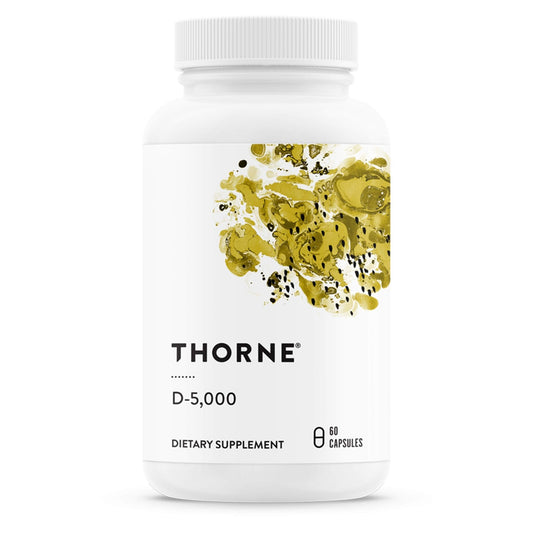 THORNE Vitamin D-5000 - Vitamin D3 Supplement - Support Healthy Bones, Teeth - NutriGlobal