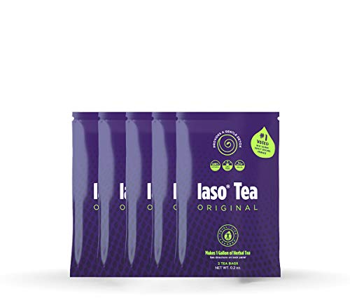 TLC Total Life Changes IASO Natural Herbal Detox Tea Bags - Five Pack (10 Tea Bags) - NutriGlobal