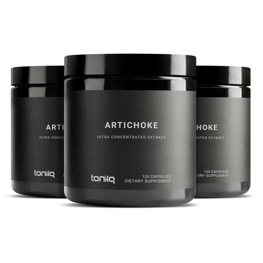 Toniiq 18,000mg 15x Concentrated Artichoke Extract Capsules - Ultra Concentrated - NutriGlobal