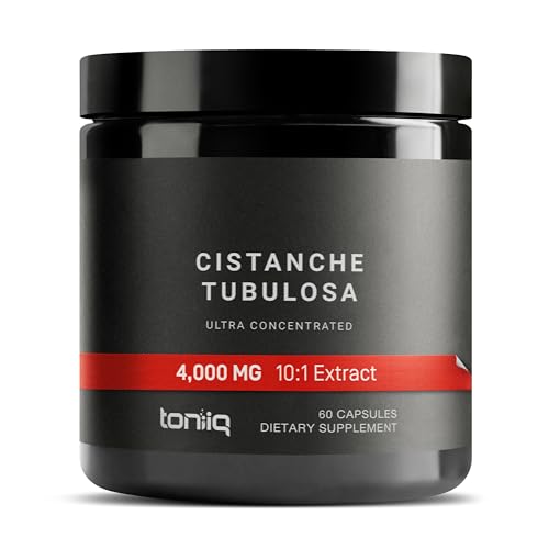 Toniiq Cistanche Tubulosa - (4000mg) Pure Cistanche Supplement for Men - 10x Highly - NutriGlobal