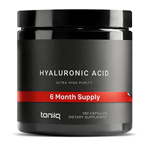 Toniiq Ultra High Purity Hyaluronic Acid Supplements - 95%+ Highly Purified and Bioavailab - NutriGlobal