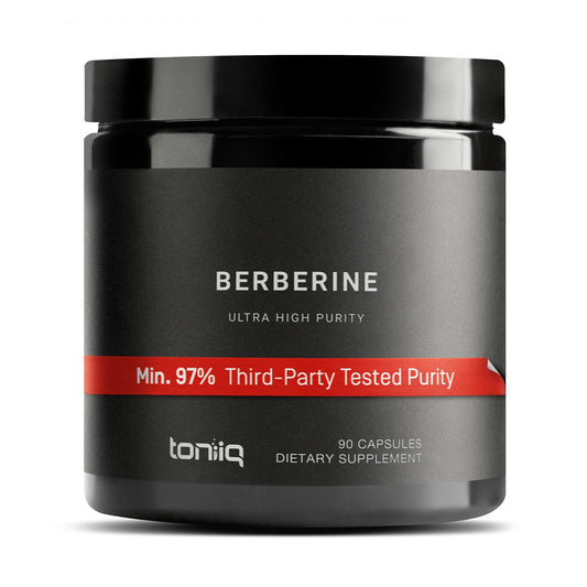 Toniiq Ultra High Strength Berberine HCl 500mg from The Himalayas - Berberine Suppleme - NutriGlobal