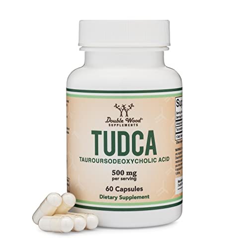 TUDCA Bile Salts Liver Support Supplement, 500mg Servings, Liver and Gallbladder - NutriGlobal