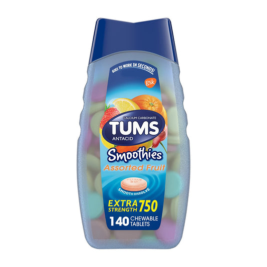 TUMS Tablets, 140 Count - NutriGlobal