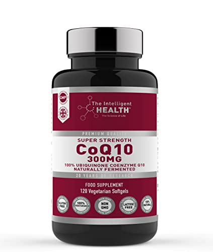 Ubiquinone Coenzyme Q10 300mg Softgel Capsules, 120 Super Strength Vegan Friendly - NutriGlobal