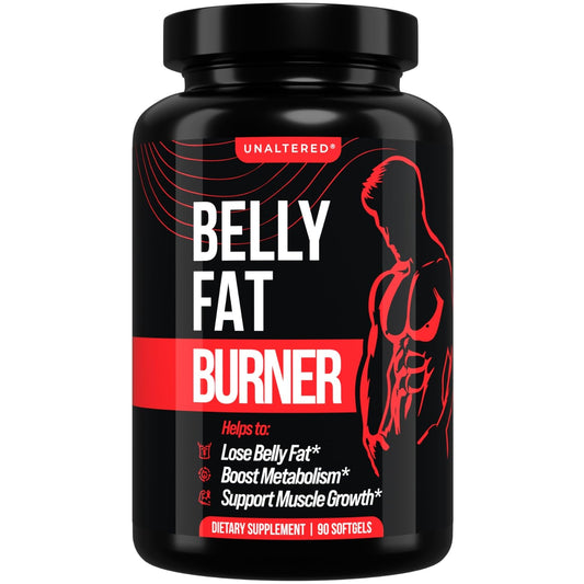 UNALTERED Belly Fat Burner for Men - Lose Belly Fat, Tighten Abs, Support Lean Muscle - NutriGlobal