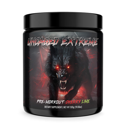 Uncaged Extreme Pre-Workout Powder - Extreme Energy, Focus, Nitric Oxide & Muscle - NutriGlobal