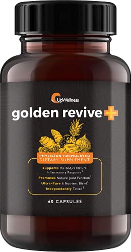 UpWellness Golden Revive + Joint Support with Quercetin, Magnesium, and Turmeric - NutriGlobal