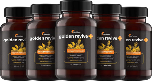 UpWellness Golden Revive + Joint Support with Quercetin, Magnesium, and Turmeric - NutriGlobal