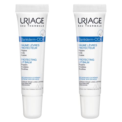 URIAGE Bariederm Cica-Lips Protecting Balm Duo, 2 x 0.5 fl.oz. each | Repairs - NutriGlobal