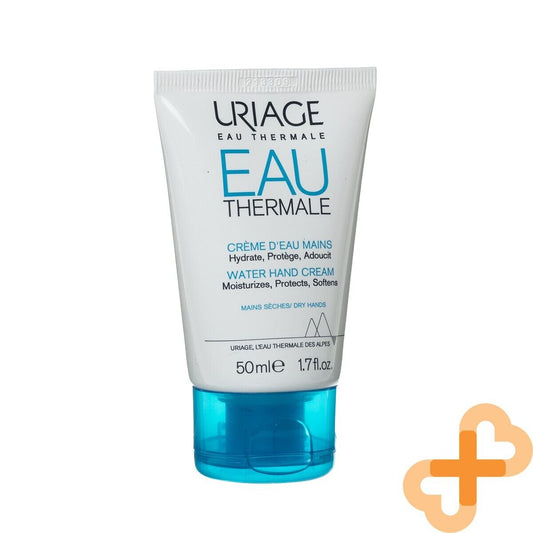 Uriage Water Hand Cream 50ml Hydration Protects Softens Dry Skin Moist - NutriGlobal