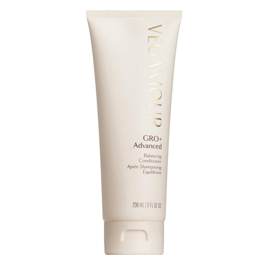 VEGAMOUR GRO+ Advanced Balancing Conditioner | Hydrates the Scalp, Nourishes and Softens Hair | For Severe Signs of Thinning | Color Safe, Vegan, Cruelty-Free, Formulated Without Silicones (8 Fl Oz) - NutriGlobal