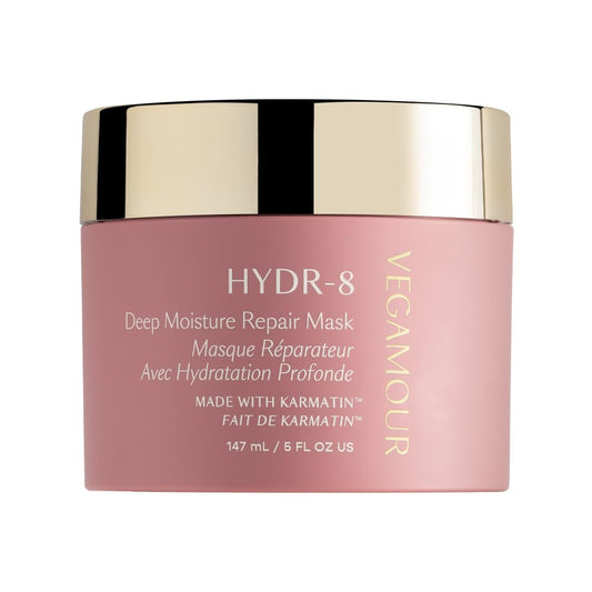 VEGAMOUR HYDR-8 Deep Moisture Repair Mask, Deep Conditioner Hair Mask Formulated Without Sulfates for Dry, Damaged, Frizzy Hair, Floral & Vanilla Scent, 5 fl. oz. - NutriGlobal