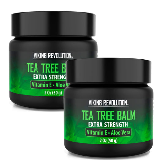 Viking Revolution Tea Tree Oil Cream - Super Balm Athletes Foot Cream - for Eczema - NutriGlobal