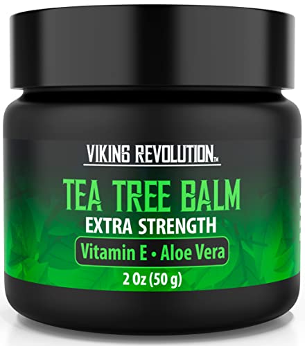 Viking Revolution Tea Tree Oil Cream - Super Balm Athletes Foot Cream - for Eczema - NutriGlobal