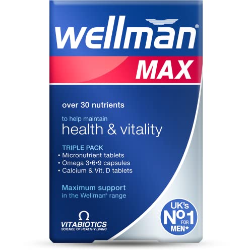 Vitabiotics Wellman Max - 84 Tablets/Capsules - NutriGlobal