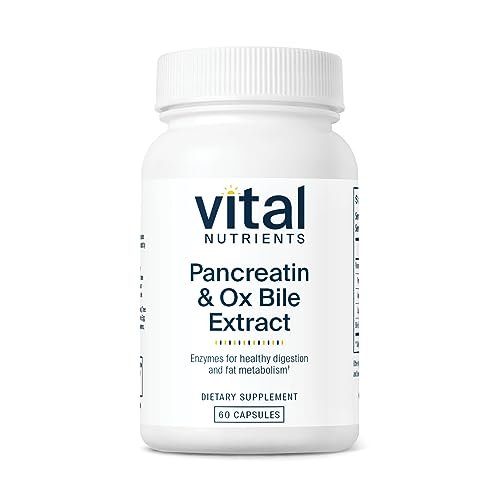 Vital Nutrients Pancreatin and Ox Bile Extract | Natural Digestive Enzyme - NutriGlobal