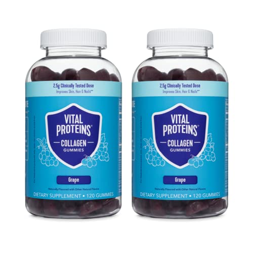 Vital Proteins Collagen Gummies, 2.5g of Clinically-Tested Collagen for Hair, Skin - NutriGlobal