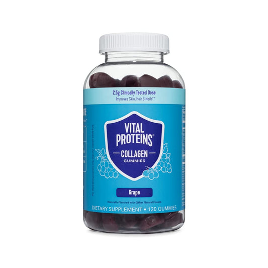 Vital Proteins Collagen Gummies, 2.5g of Clinically-Tested Collagen for Hair, Skin, Nails - NutriGlobal