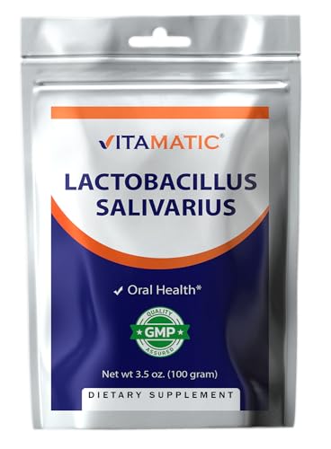 Vitamatic Lactobacillus Salivarius Probiotic Powder - Digestive Support - 100 Gram - NutriGlobal