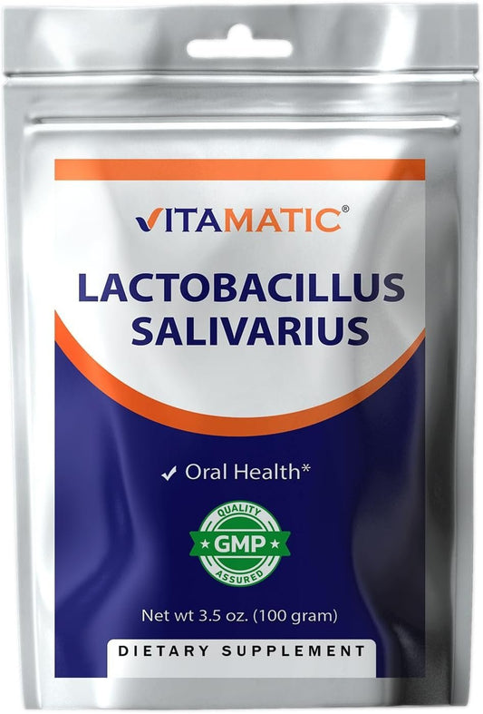 Vitamatic Lactobacillus Salivarius Probiotic Powder - Digestive Support - NutriGlobal