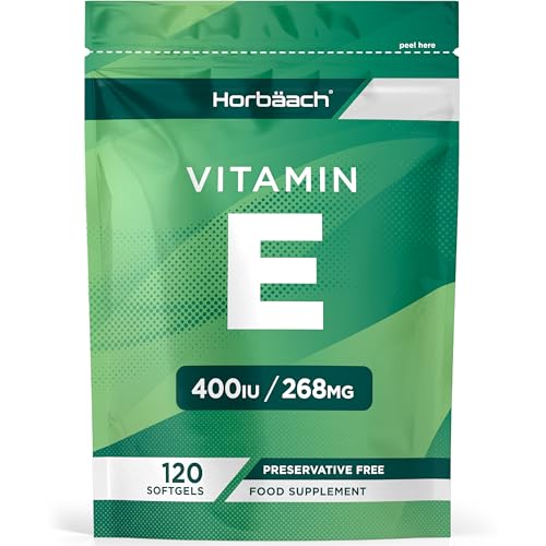 Vitamin E Capsules 400iu | 120 Count | High Strength Vitamin E as DL-a-Tocopheryl - NutriGlobal