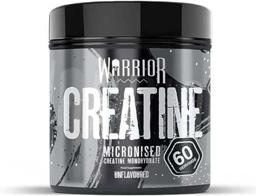 Warrior Creatine Monohydrate Powder – 300g – Micronised for Easy Mixing - NutriGlobal