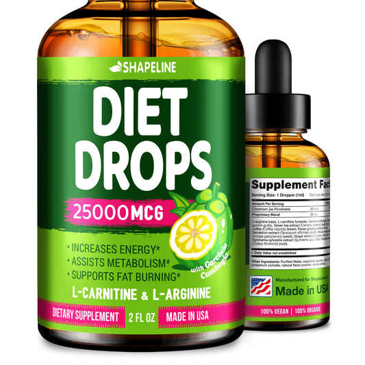 Weight Loss Drops - Appetite Suppressant for Women & Men - Made in the USA - Natural - NutriGlobal