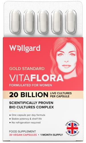 Wellgard Vitaflora Probiotics for Women - Scientifically Proven Bio Cultures for Women’s - NutriGlobal
