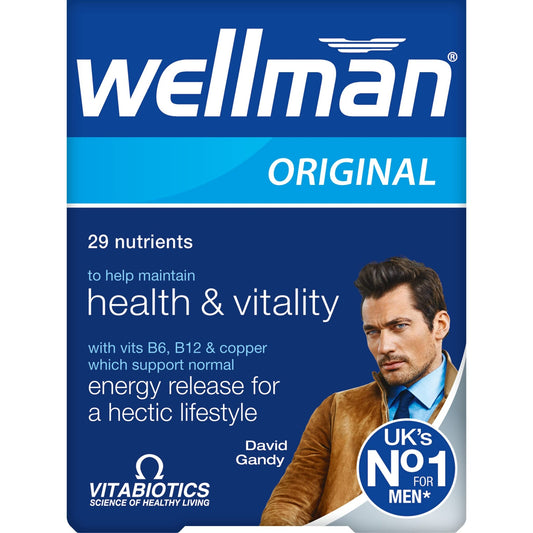 Wellman Vitabiotics Original, 30 Count (Pack of 1) - NutriGlobal