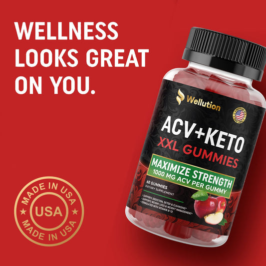 WELLUTION Gummies Apple Cider Vinegar - Formulated to Support Healthy Weight - NutriGlobal