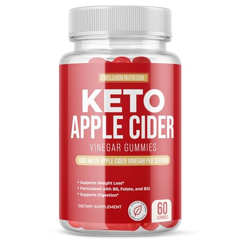 Wellvion Keto ACV Gummies for Weight Loss Support - Advanced Formula (1000mg) - NutriGlobal