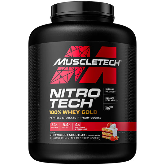 Whey Protein Powder MuscleTech Nitro-Tech Whey Gold Protein Powder Whey Protein - NutriGlobal