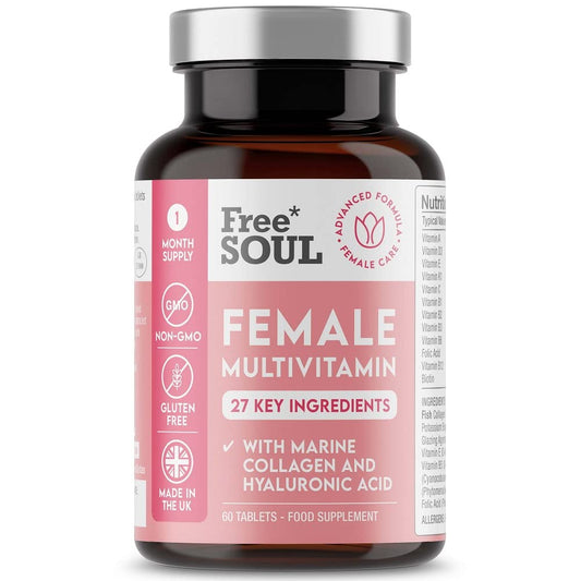 Women's Multivitamins and Minerals with Collagen & Hyaluronic Acid - 27 Essential - NutriGlobal