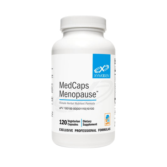 XYMOGEN Medcaps Menopause - Menopause Supplements for Women - Made with Dong Quai, Isoflavones, Ginseng Extract, Licorice Root + Black Cohosh - Gluten Free (120 Capsules) - NutriGlobal