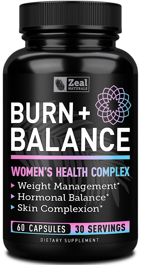 Zeal Naturals Weight Loss Support for Women + Daily Balance Vitamins (Iron, Vitamin D, Setria®, Folate) Premium Diet Support Pills for Women+ Multivitamin and Hormone Support - NutriGlobal