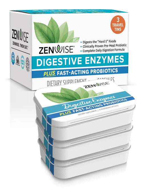 Zenwise Digestive Enzymes - Probiotic Multi Enzyme with Probiotics, 45 ct - NutriGlobal