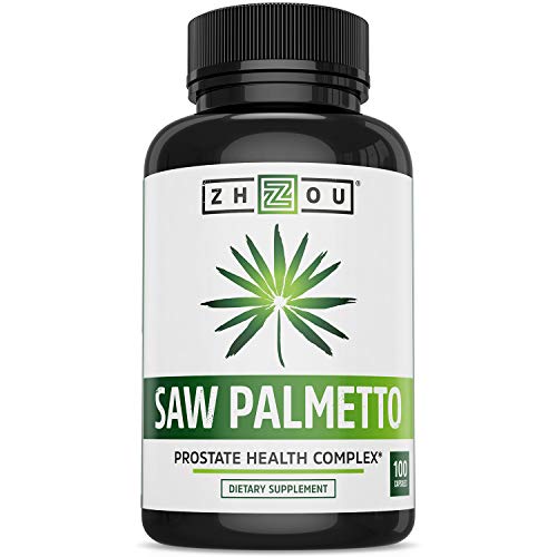 Zhou Nutrition Saw Palmetto Extract 500 mg, Prostate Health, Urinary Tract Support, DHT - NutriGlobal