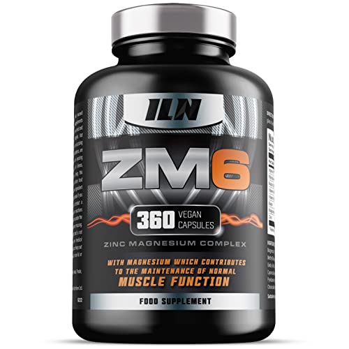 ZM6 - High Strength Zinc Magnesium Supplement - Zinc & Magnesium for Muscle Function - NutriGlobal
